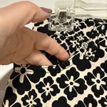 Moschino Vintage  Black and Cream Floral Pants Photo 2