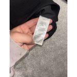 Madewell Crepe Square Neck Puff Sleeve Top Size Medium Black Photo 5