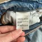 ANINE BING Olsen High Rise Button Fly Relaxed Fit Straight Leg Jeans 26 Photo 4