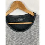 Beyond Yoga  Grey Long Sleeve Open Back Top Size Medium Photo 1