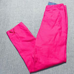 Frances Valentine Lucy Stretch Cotton Straight Crop Pants Size 0 Pink Photo 0