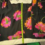 ZARA  Black Puff Sleeve Crop Blouse Photo 3