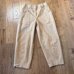 EXPRESS âsuper high rise utility trouser tan size 10 Photo 4