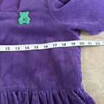 Teddy Fresh  Dress Womens Size Large Purple Corduroy Long Sleeve Mini Cute Chic Photo 4