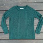 Forest Green Pull & Bear Cable Knit Sweater Size M Photo 0