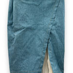 Derek Lam  10 Crosby LTD Light Denim  Asymmetric Ruffle Slit Long Pencil Skirt 10 Photo 0