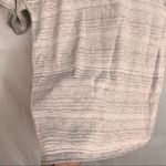 MM.LaFleur The Coleman Top Short Sleeve Knitted Gray Ivory Textured Stripe Sz XS Photo 4