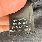 Betabrand  Charcoal Straight Leg Stretchy Knit Mid Rise Dress Pants Size XSP Photo 4