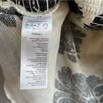 Free People  Poppy Tube Top Cream and Black Floral Smocked Back Size M Photo 7