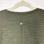 Lululemon  Swiftly Relaxed Long Sleeve Size 6 Dark Olive Athletic Gym Workout Photo 2