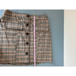 Urban Outfitters  plaid mini skirt size S brown school girl preppy grunge Photo 6