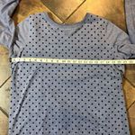 kim rogers Kim Rodgers Women’s Blue Polkadot Sweatshirt Size Large Photo 2