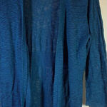 Chico's  2 Lightweight Cardigan Sweater Womens Large Blue Modest Office Church‎ Photo 0