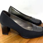 Peter Kaiser Pumps Womens Colorblock Black Patent Leather Block Heel Size 5.5 3 Photo 0