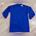 VERO MODA  VMNANCY LS funnel neck dress blue XL NWT Photo 3