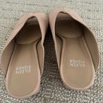 Eileen Fisher  Pale Pink Suede Slip On Block Heel Sandals Size 6.5 Photo 4