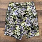 Topshop Floral Metallic Skirt Size 6 Photo 0