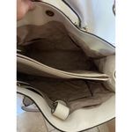 Michael Kors MK Cream Hamilton Leather Womens Purse Bag Tote Shoulder Bag Photo 12