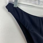 J.Crew NWT  Curved-Waist Cheeky Bikini Bottom Navy Size Medium M NEW Photo 1