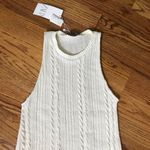 ZARA  Cream Sleeveless Cable-Knit Dress NWT Photo 2