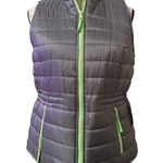 Rafaella  Sportswear puffer zip up rock color vest Photo 0