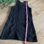 re:named  NWT Alexandria Crocheted Black Dress Photo 5