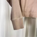 Wild Fable  XL Dusty Pink Henley Crop Top Thermal Fall Winter Boxy Flowy Boho Photo 2