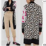 Maeve Anthropologie  Makayla Animal Print Open Cardigan Photo 1