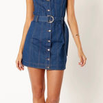 Petal and Pup  Parker Denim Mini Dress - Women's Size 8 (New) Photo 0