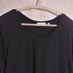 Habitat  Black Asymmetrical Women's Long Sleeve Top Size Small Photo 1