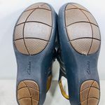 Clarks Artisan Unstructured Un Harvest Comfort Sandal Chunky Heel Sz 11W Silver Photo 5