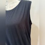 Eileen Fisher ‎ Double Front Stretch Viscose Jersey Knit Tank Dress Sz M Photo 2