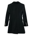 Lulus Black Double Breasted Coat Dress(Size Small) Photo 5