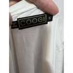 COOGI  Y2K Shirt Top Women Sz S Zebra Gold Short Sleeve V Neck Blouse Vintage Photo 6