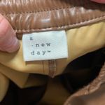 A New Day Target brown faux leather jogger pants Photo 1