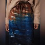 Anthropologie  Cloth & Stone Boho Kira Tie-Dye Midi Skirt Women’s Size Small Photo 1