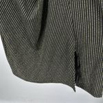 Altar'd State Black and Gold Long Sleeve Dress knotted faux wrap top metallic L Photo 7