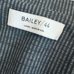 Bailey 44 Black & Anthracite Peter the Great Striped Tunic Blazer Size L Photo 3