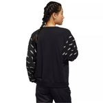 Adidas  Black Performance Womens Favorite Sweatshirt Size Small Photo 1