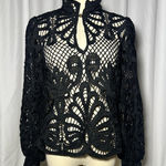 Anthropologie  Embroidered Lace Top | XS Photo 0