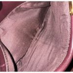 Etienne Aigner Signature Classic Shoulder Bag Purse Genuine Leather Burgundy Vtg Photo 9