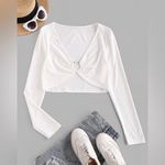 Zaful long sleeve crop top NWT Photo 1