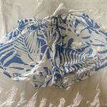 Ocean Drive  Blue Patterned Flowy Shorts Photo 0