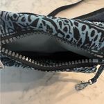 Kipling Crossbody Bag Blue Handbag Purse Animal Print Monkey Charm EUC Photo 6