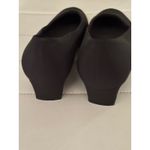 Trotters Black Fabric Block Heel Pumps Women's Size 6.5W Comfort Shoes Photo 2