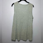 Madewell  Tank Size Large Green Viscose Sleeveless Photo 1
