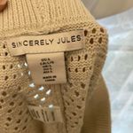 Sincerely Jules Cream knit shorts #knitwear L Tan Size L Photo 3