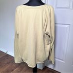 J. Jill Light Green Long Sleeve Tie Front Sweater 1X Photo 3