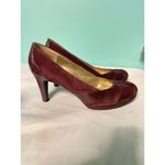 Naturalizer ‎ Elegant Brown Suede Pumps with Patent Leather Trim High Heels S-7 Photo 1