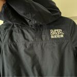 Superdry  Professional The Windcheater Sherpa Lined Coat Size XXS Navy Blue EUC Photo 9